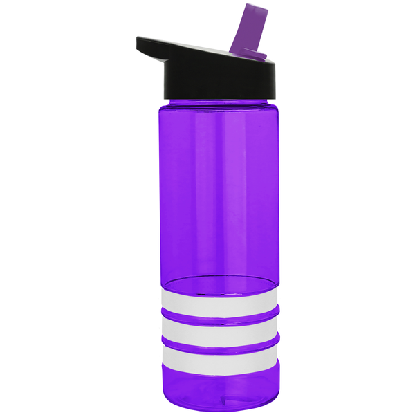 Sergeant Tritan™ Stripe Bottle, 24oz. - Flip Straw Lid