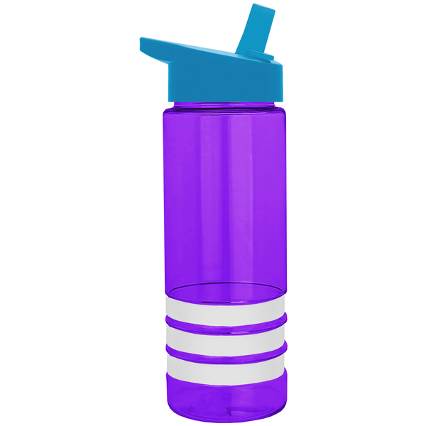 Sergeant Tritan™ Stripe Bottle, 24oz. - Flip Straw Lid