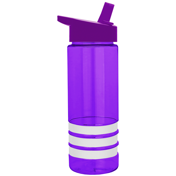 Sergeant Tritan™ Stripe Bottle, 24oz. - Flip Straw Lid