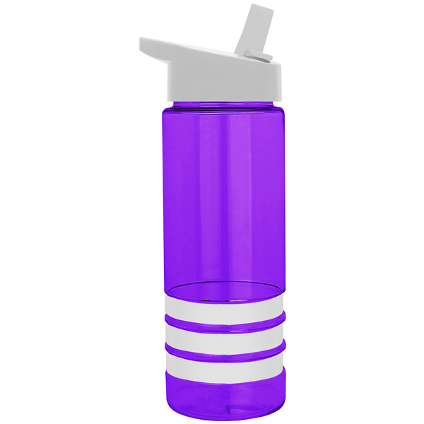 Sergeant Tritan™ Stripe Bottle, 24oz. - Flip Straw Lid