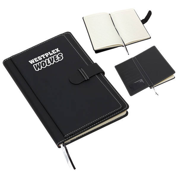 Travel Journal with Card Pockets, 5-1/2" x 8-1/4"