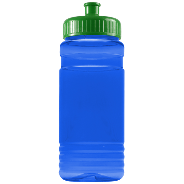 Groove Tritan™ Transparent Sports Bottle, 20oz. - Push Pull Lid