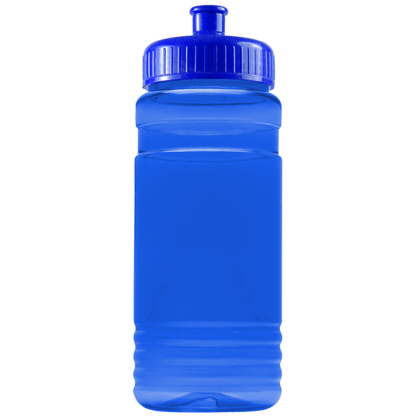 Groove Tritan™ Transparent Sports Bottle, 20oz. - Push Pull Lid
