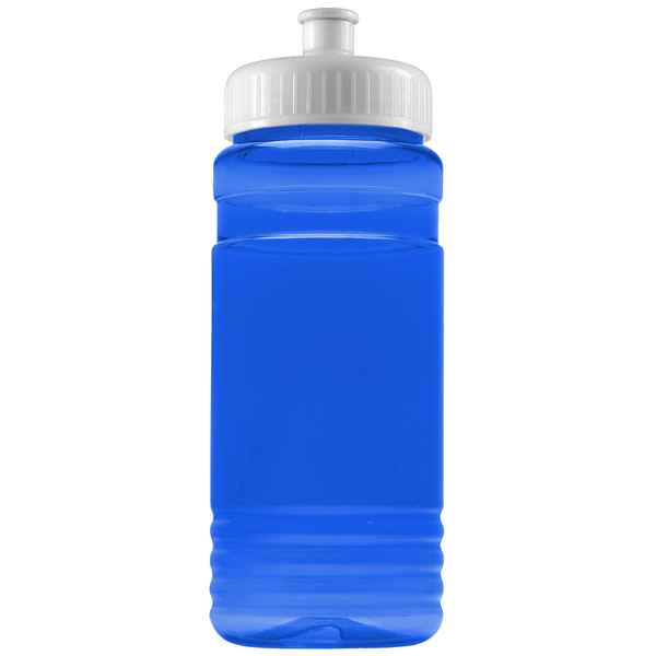 Groove Tritan™ Transparent Sports Bottle, 20oz. - Push Pull Lid