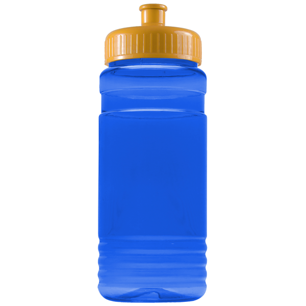 Groove Tritan™ Transparent Sports Bottle, 20oz. - Push Pull Lid