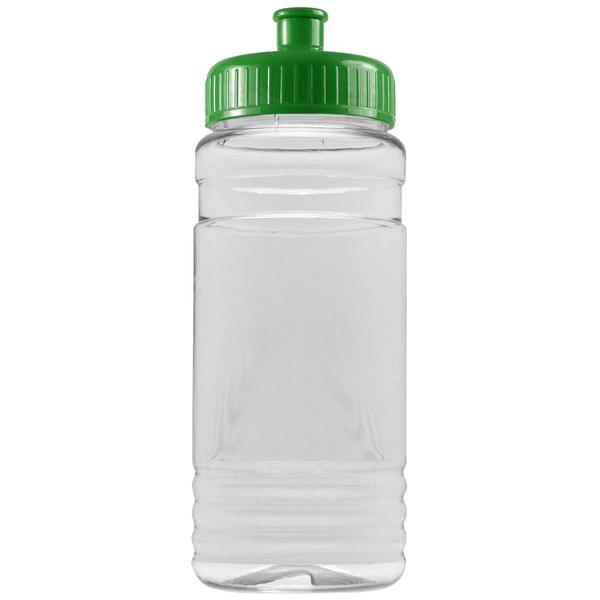 Groove Tritan™ Transparent Sports Bottle, 20oz. - Push Pull Lid