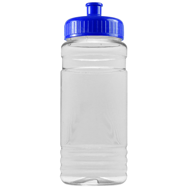 Groove Tritan™ Transparent Sports Bottle, 20oz. - Push Pull Lid