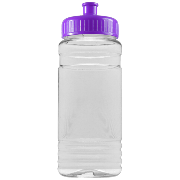 Groove Tritan™ Transparent Sports Bottle, 20oz. - Push Pull Lid
