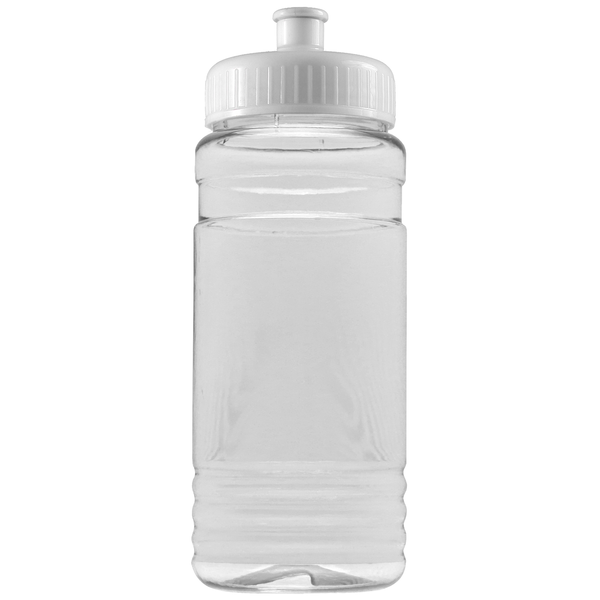 Groove Tritan™ Transparent Sports Bottle, 20oz. - Push Pull Lid
