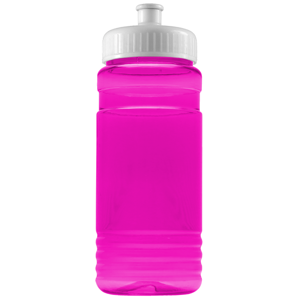 Groove Tritan™ Transparent Sports Bottle, 20oz. - Push Pull Lid