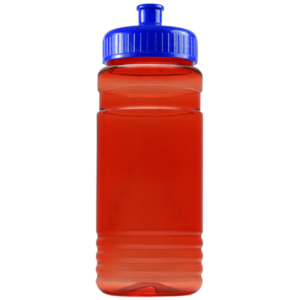 Groove Tritan™ Transparent Sports Bottle, 20oz. - Push Pull Lid