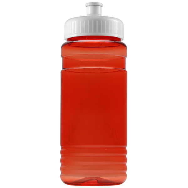 Groove Tritan™ Transparent Sports Bottle, 20oz. - Push Pull Lid