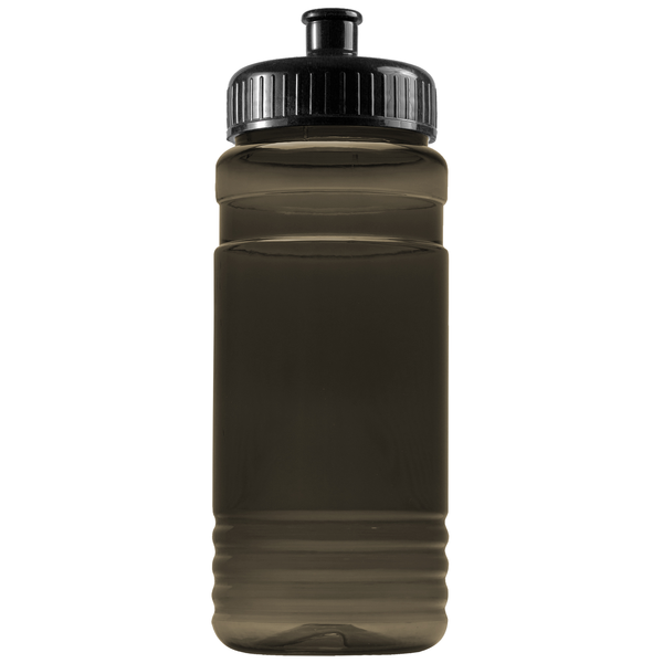 Groove Tritan™ Transparent Sports Bottle, 20oz. - Push Pull Lid