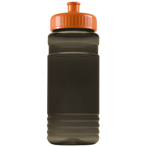 Groove Tritan™ Transparent Sports Bottle, 20oz. - Push Pull Lid