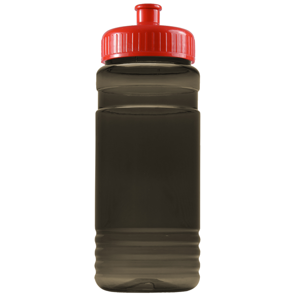 Groove Tritan™ Transparent Sports Bottle, 20oz. - Push Pull Lid