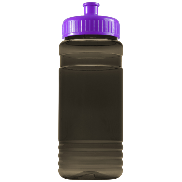 Groove Tritan™ Transparent Sports Bottle, 20oz. - Push Pull Lid