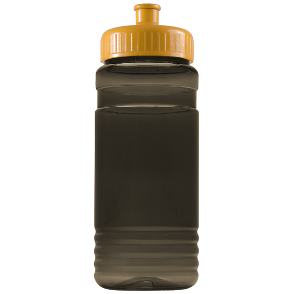 Groove Tritan™ Transparent Sports Bottle, 20oz. - Push Pull Lid