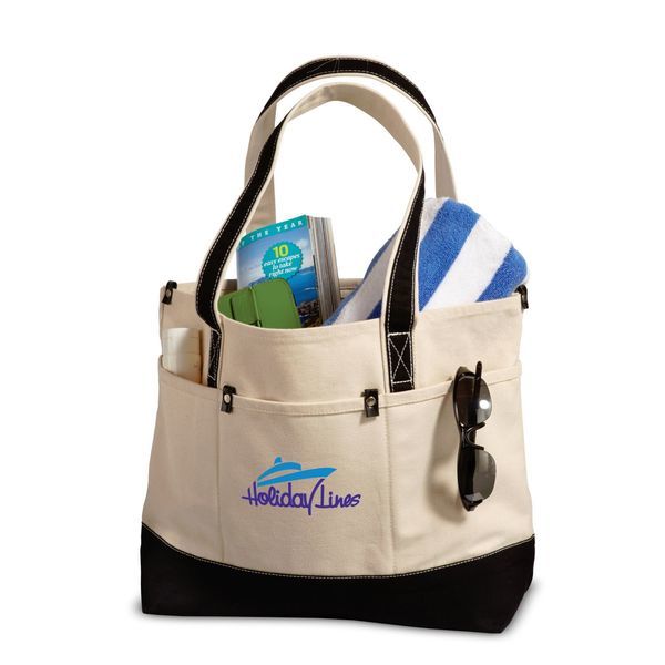 Bar Harbor Cotton Canvas Tote