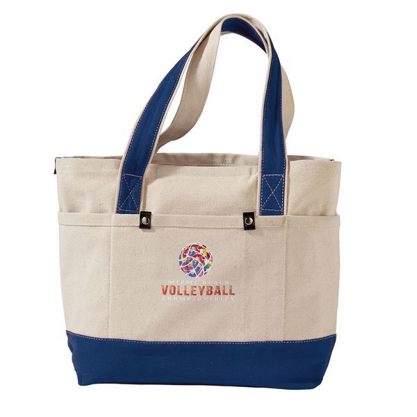 Bar Harbor Cotton Canvas Tote
