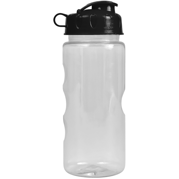 Finger Grip Tritan™ Translucent Bottle, 22oz. - Flip Top Lid