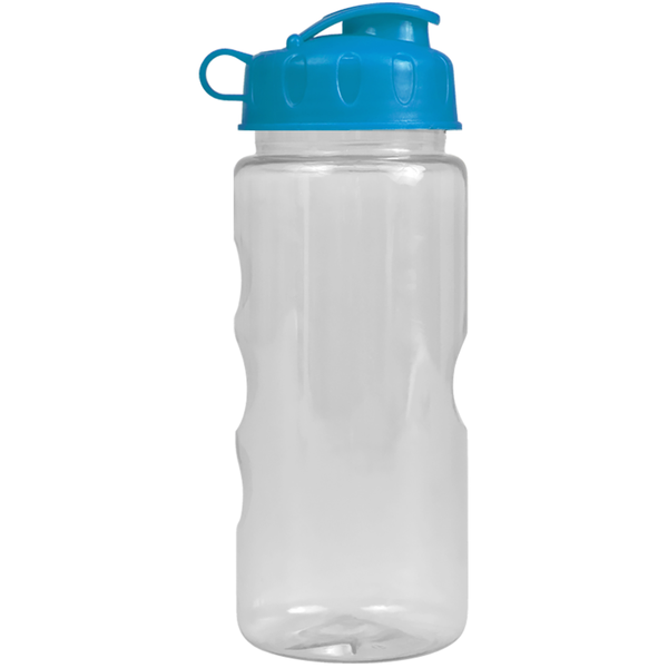 Finger Grip Tritan™ Translucent Bottle, 22oz. - Flip Top Lid