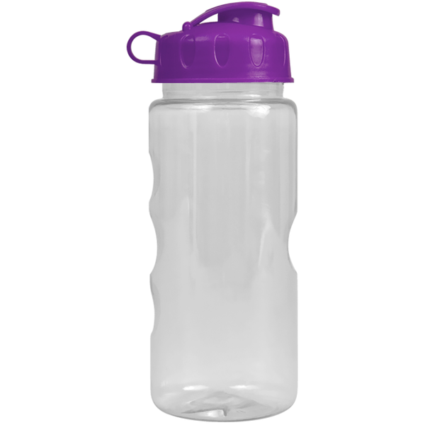 Finger Grip Tritan™ Translucent Bottle, 22oz. - Flip Top Lid