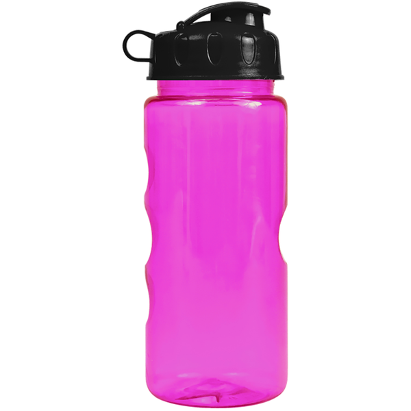 Finger Grip Tritan™ Translucent Bottle, 22oz. - Flip Top Lid
