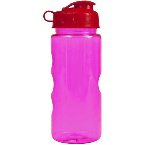 Finger Grip Tritan™ Translucent Bottle, 22oz. - Flip Top Lid