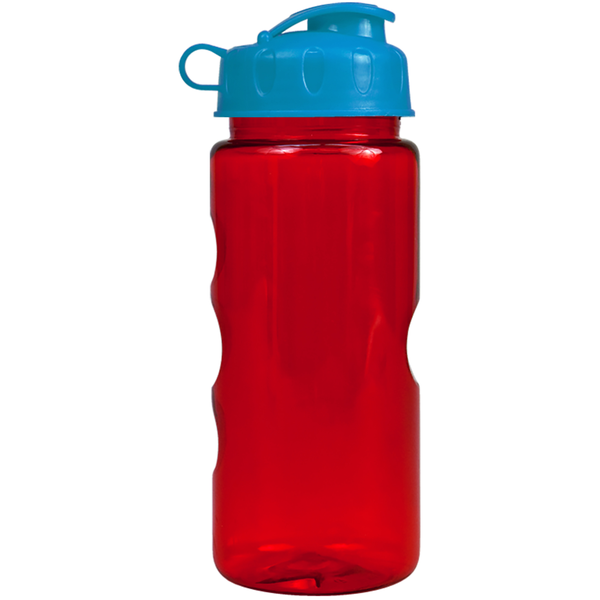 Finger Grip Tritan™ Translucent Bottle, 22oz. - Flip Top Lid