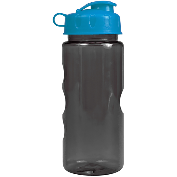 Finger Grip Tritan™ Translucent Bottle, 22oz. - Flip Top Lid
