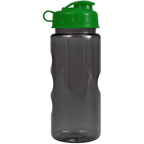 Finger Grip Tritan™ Translucent Bottle, 22oz. - Flip Top Lid
