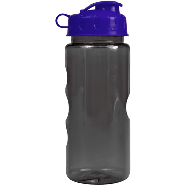 Finger Grip Tritan™ Translucent Bottle, 22oz. - Flip Top Lid