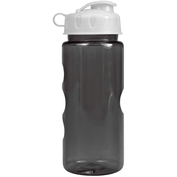 Finger Grip Tritan™ Translucent Bottle, 22oz. - Flip Top Lid