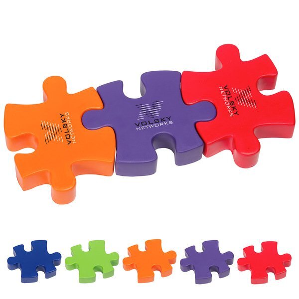 Connecting Puzzle Set Stress Relievers, 3-Piece