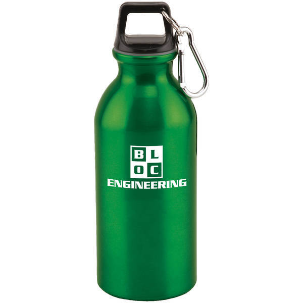 Wide Mouth Carabiner Aluminum Bottle, 20oz.