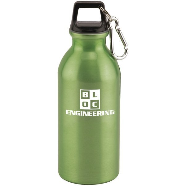 Wide Mouth Carabiner Aluminum Bottle, 20oz.