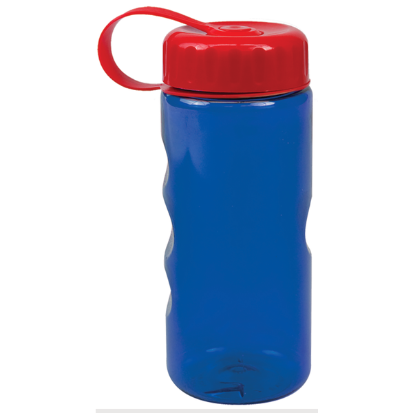 Finger Grip Tritan™ Translucent Bottle, 22oz. - Tethered Lid