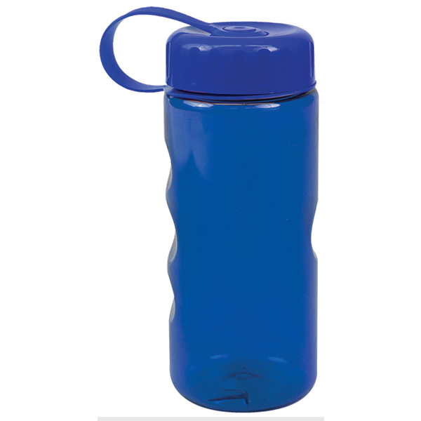 Finger Grip Tritan™ Translucent Bottle, 22oz. - Tethered Lid