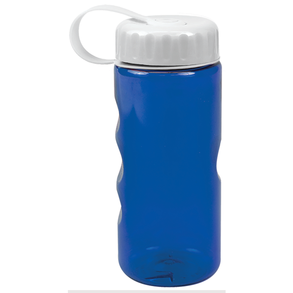 Finger Grip Tritan™ Translucent Bottle, 22oz. - Tethered Lid