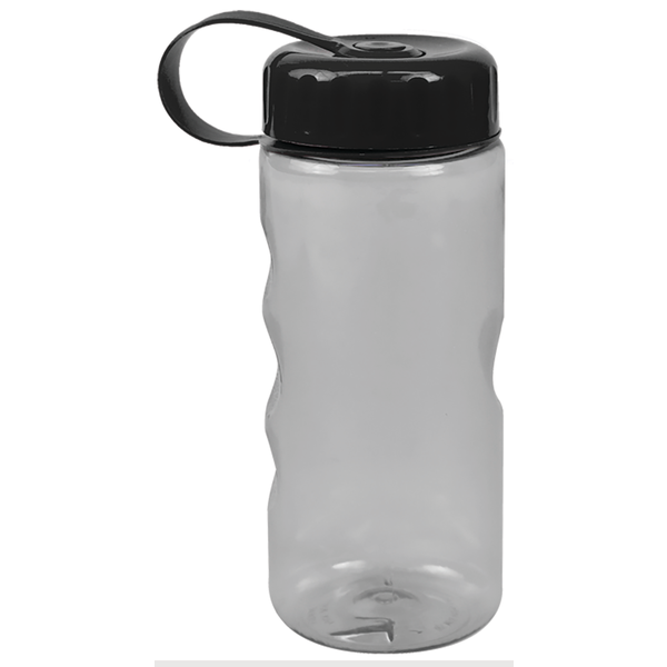 Finger Grip Tritan™ Translucent Bottle, 22oz. - Tethered Lid