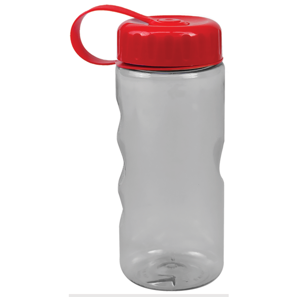 Finger Grip Tritan™ Translucent Bottle, 22oz. - Tethered Lid