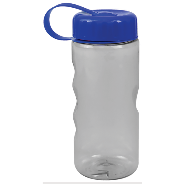 Finger Grip Tritan™ Translucent Bottle, 22oz. - Tethered Lid