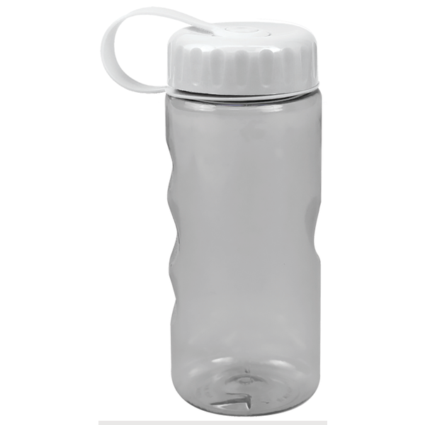 Finger Grip Tritan™ Translucent Bottle, 22oz. - Tethered Lid
