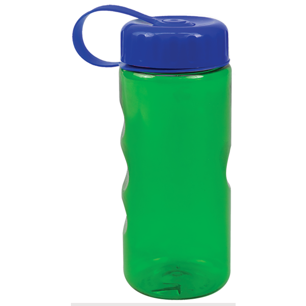 Finger Grip Tritan™ Translucent Bottle, 22oz. - Tethered Lid