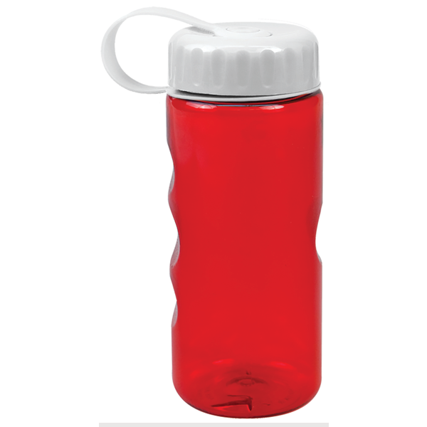 Finger Grip Tritan™ Translucent Bottle, 22oz. - Tethered Lid