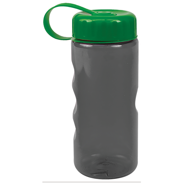 Finger Grip Tritan™ Translucent Bottle, 22oz. - Tethered Lid