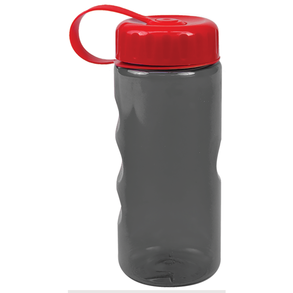 Finger Grip Tritan™ Translucent Bottle, 22oz. - Tethered Lid