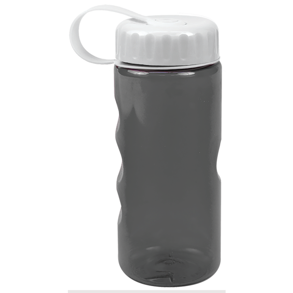 Finger Grip Tritan™ Translucent Bottle, 22oz. - Tethered Lid