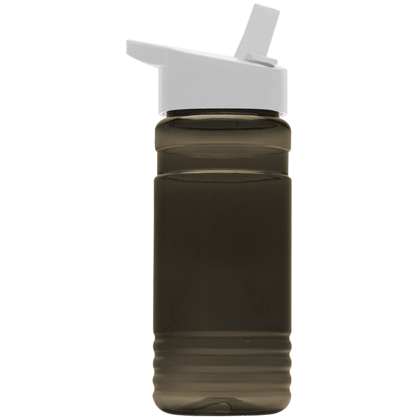 Groove Tritan™ Transparent Sports Bottle, 20oz. - Flip Straw Lid