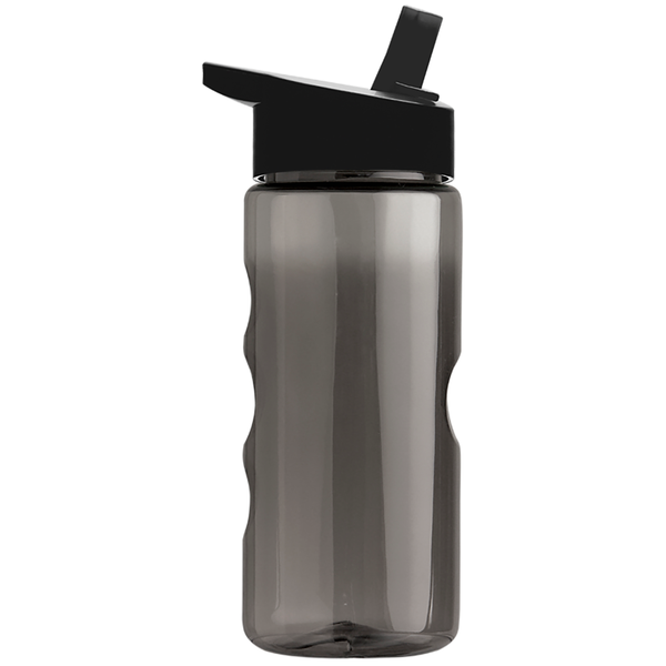 Finger Grip Tritan™ Translucent Bottle, 22oz. - Flip Straw Lid